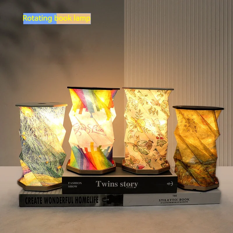 Steals and Deals Book light gift Folding ambience rotating lantern creative gift 705325213451 Steals and Deals Book light gift Folding ambience rotating lantern creative gift 705325213451