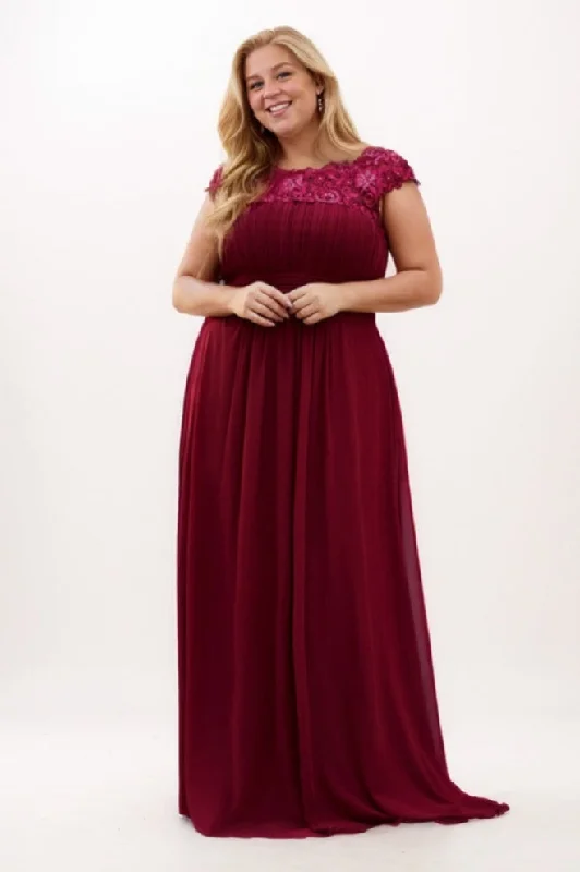 Super Sale A-Line Maxi Chiffon Bridesmaid Dress CB0785